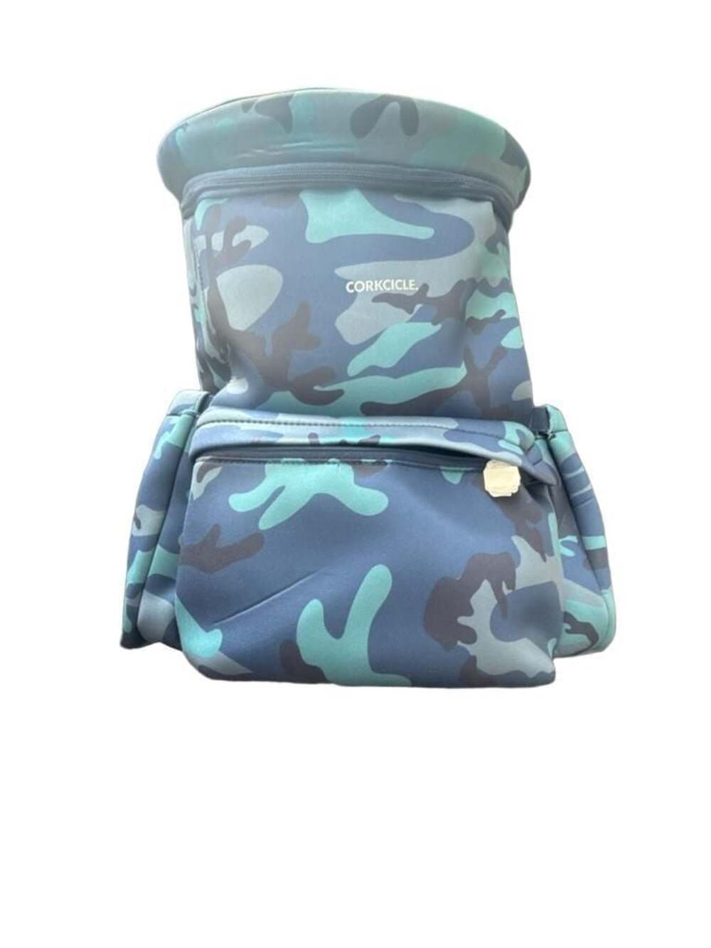 Corkcicle Lotus Pack Cooler Backpack Blue Camo